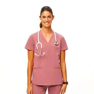 Figs Mauve Casma Top